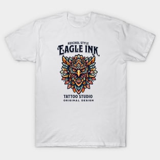 Majesty of the Eagle in huichol style T-Shirt